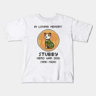 In Loving Memory of Stubby Kids T-Shirt